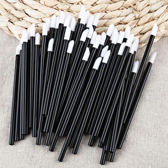 pinceaux maquillage CuteLips lot de pinceaux a tige noire - lot de pinceaux a levres