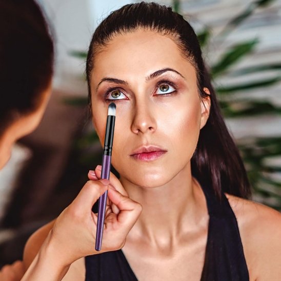 set pinceaux maquillage professionnel 12 pièces | Elegance