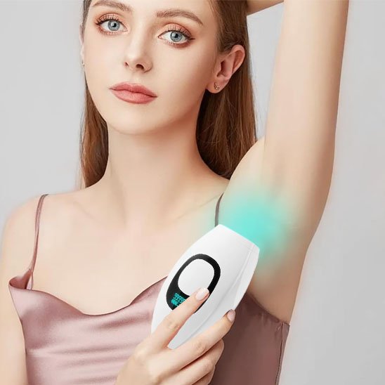 epilateur laser skinglow aisselle lisse