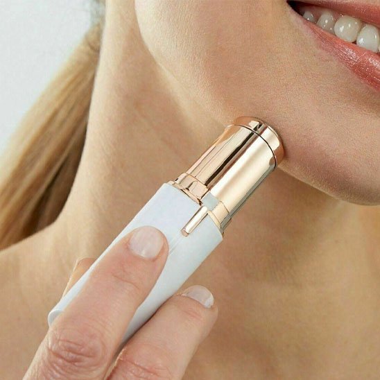 epilateur pour le visage indolore menton lisse