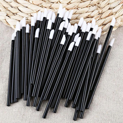 pinceaux maquillage CuteLips lot de pinceaux a tige noire - lot de pinceaux a levres