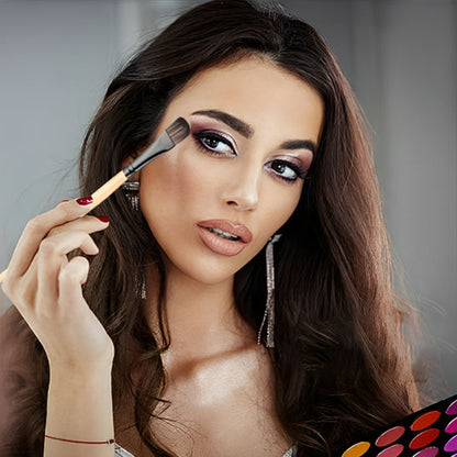 pinceaux maquillage precision perfefct fit - lot de pinceaux a fond de teint, blush et creme