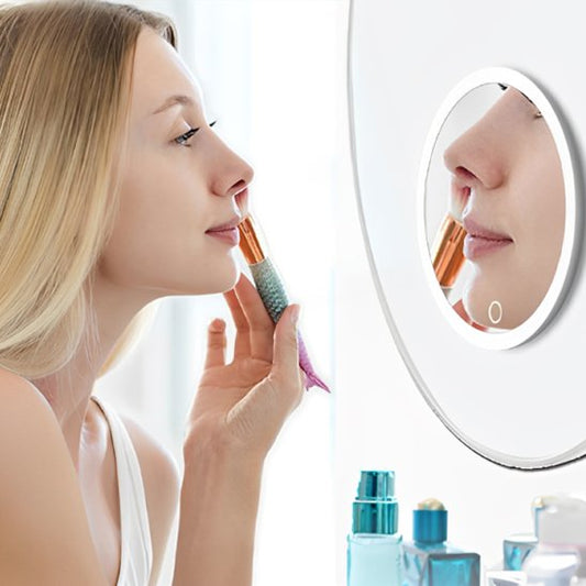 miroir maquillage LED 10X | GlamLight