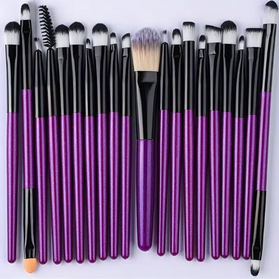 set pinceaux maquillage professionnel 12 pièces | Elegance