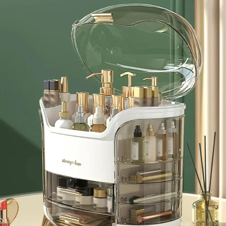 rangement maquillage beautybox dome protecteur