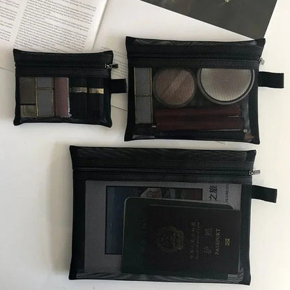 trousse maquillage en maille | Nomadel - BEAUTE AU TOP